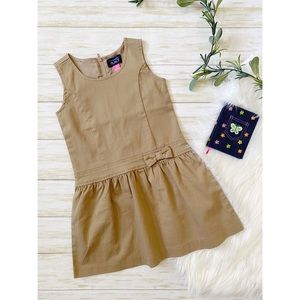 The Children’s Place Tan Khaki Drop Waist Dress 5T